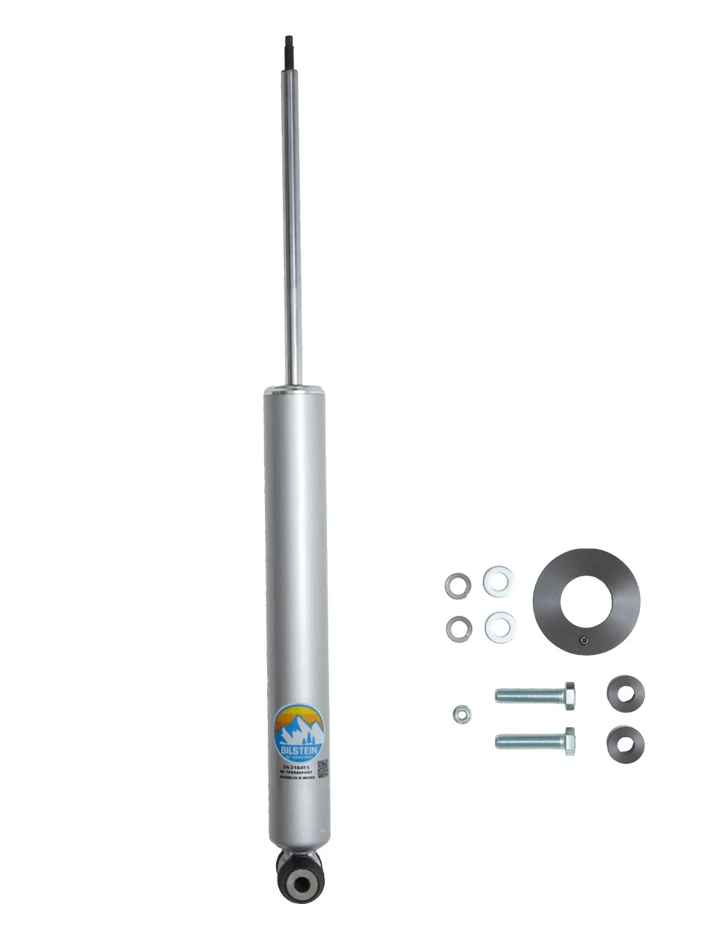 24-316415 – BILSTEIN Shock Absorber, Nitrogen Gas Charged Limited Lifetime Warranty Non Adjustable Stem Upper Mount/ ...